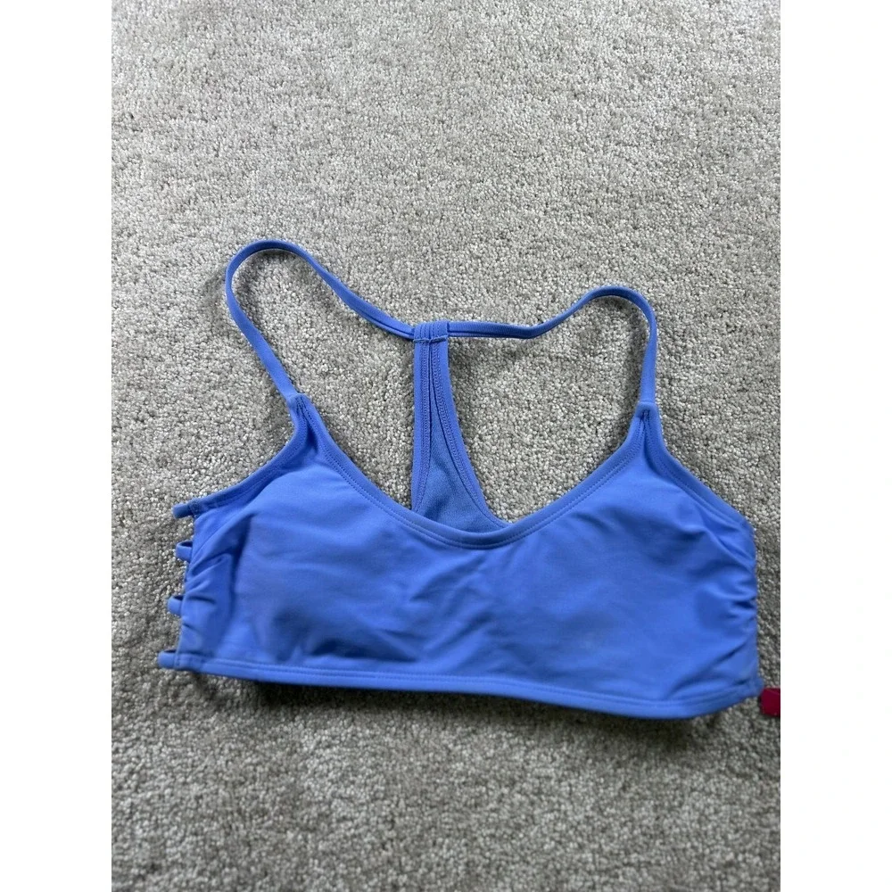 Xhilaration Swimwear Women's Blue Medium Nylon Spandex Top